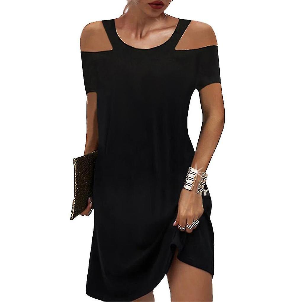 Lady Dress Cold Shoulder Summer Party Dress
