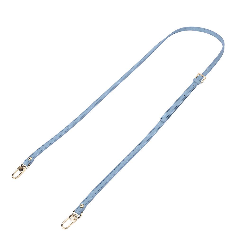 Leather Bag Strap Adjustable Shoulder Belt Replacement DIY Accessory 107-125cm Blue