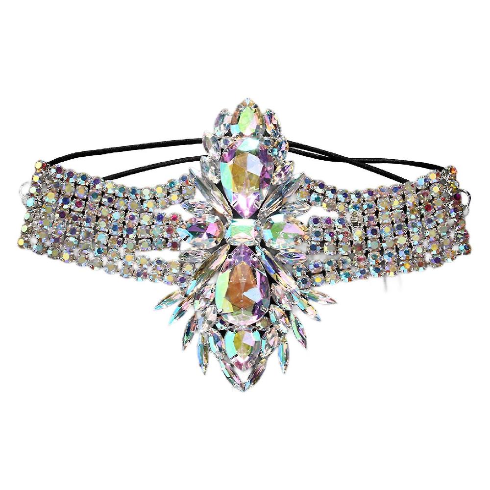 Leg Chain Lightweight Decorative Gift Costume Body Chain Wedding Thigh Chain Silver Color