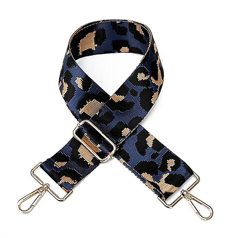 Leopard Print Adjustable Handbag Shoulder Strap Replacement With Metal Swivel Hooks Bag Accessories