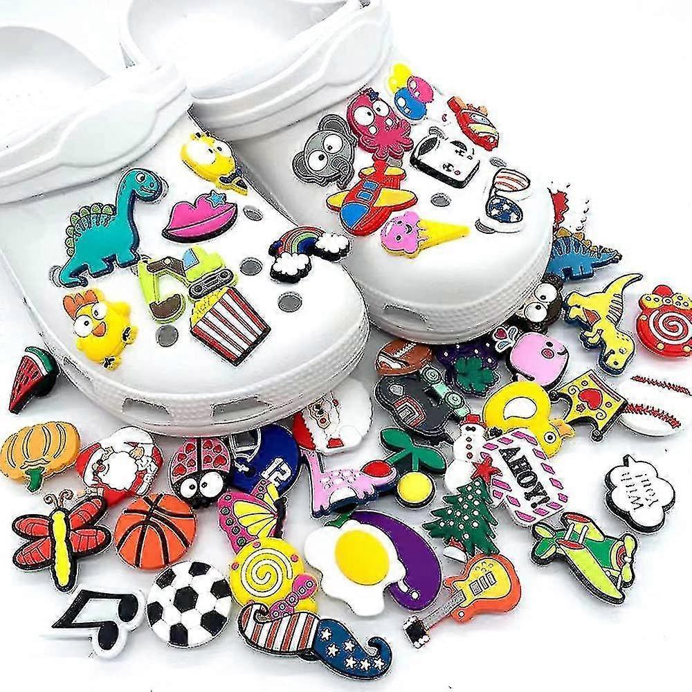 Lof Of 30pc Casual Shoe Charms Per Clog Shoes Braccialetto Wristband