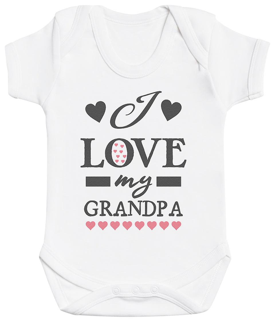 Love Grandpa Pink Hearts - Body per bambini Awo-55312