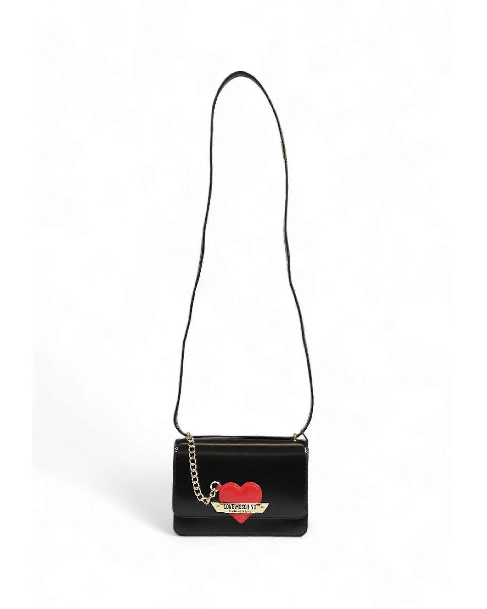 Love Moschino Love Chain Shoulder Bag Black