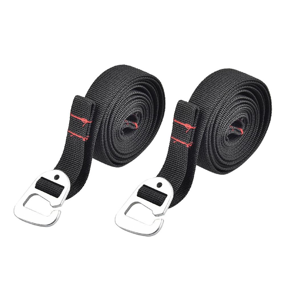 Luggage Strap Travel Suitcase Packing Belt Flat Bungee Cord 1m Black