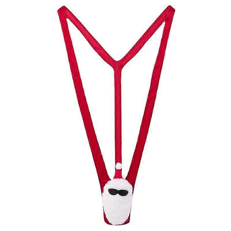 Mankini Santa Costume Da Bagno Uomo Borat Perizoma Up Cervo