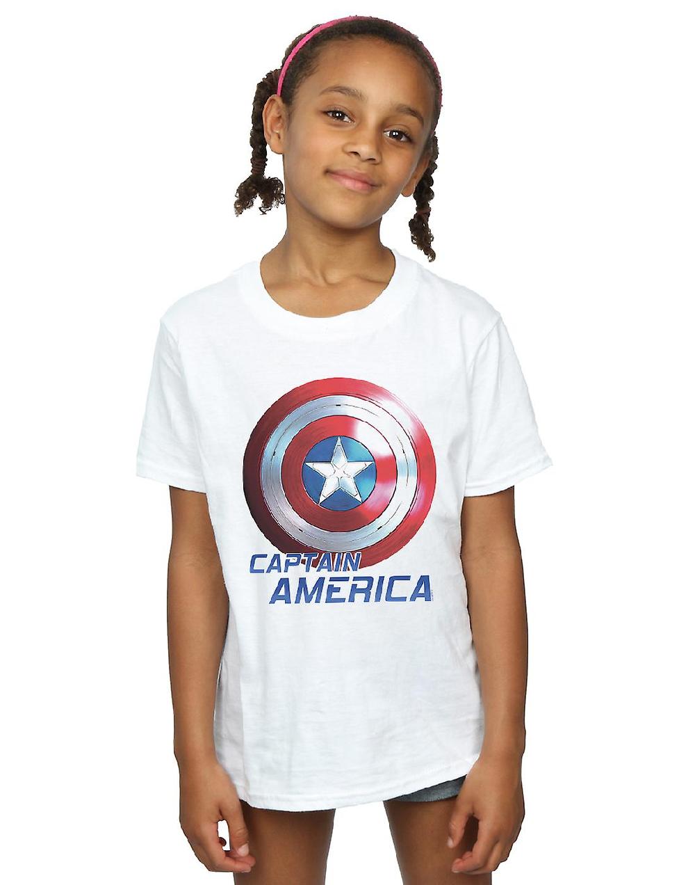 Marvel Girls The Falcon And The Winter Soldier Captain America Shield T-Shirt