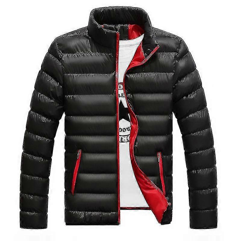 Men Jacket Winter Warm Quilted Padded Coat Bubble Puffer Outerwear