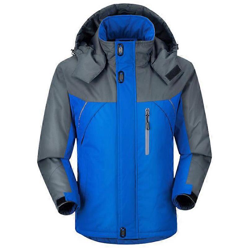 Men Jackets Winter Warm Hooded Coat Windbreaker Outerwear