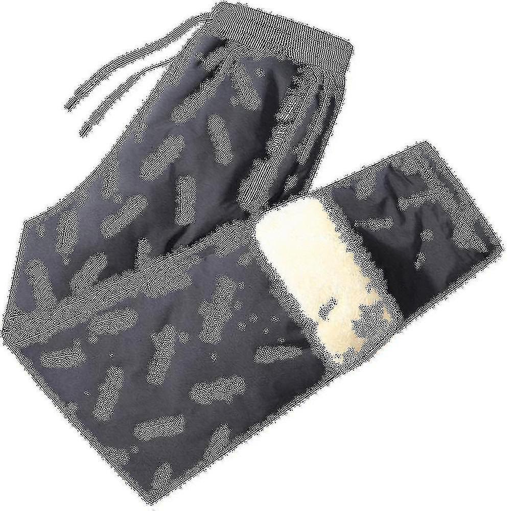 Men's Winter Warm Sherpa Lined Pants Work Pants Hiking Pants Trousers Active Thermal