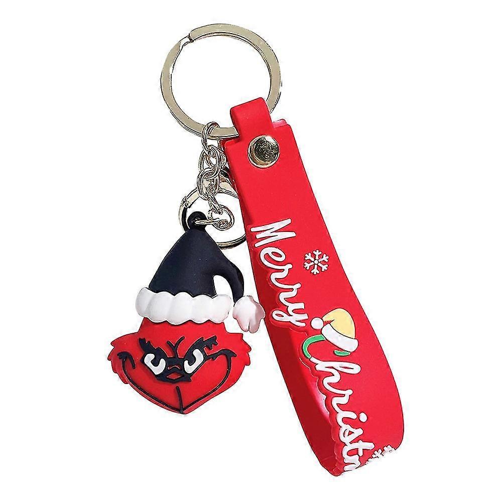 Merry Grinch Keychain For Kids Xmas Cute Grinchmas Car Keychain Pendant Rat Rs