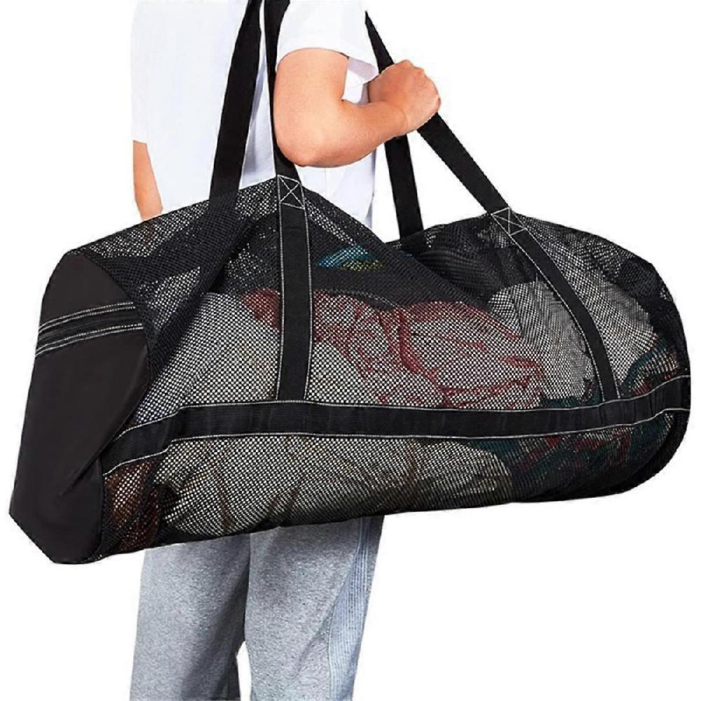 Mesh Scuba Dive Gear Bag Foldable Mesh Duffle Beach Tote Bag for Snorkeling Spearfishing Swimming Travel Gym