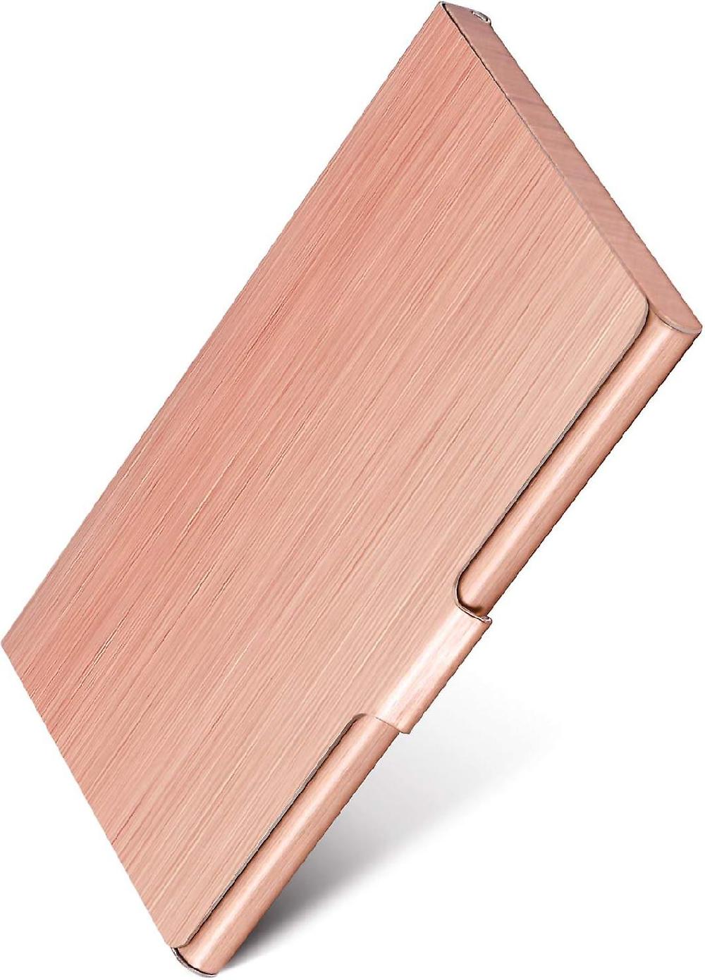 Metal Business Card Holder For Men & Women Pocket Business Card Case Slim Business Card Wallet