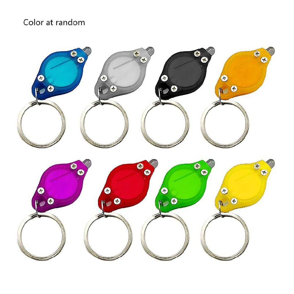 Mini LED Flashlight Keychain Portable Keyring Lights Keychain Emergency Torch