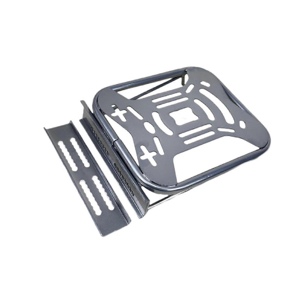 Motorcycle Rear Luggage Rack Wear Resistant Motorbike Rear Tail Storage Rack Silver