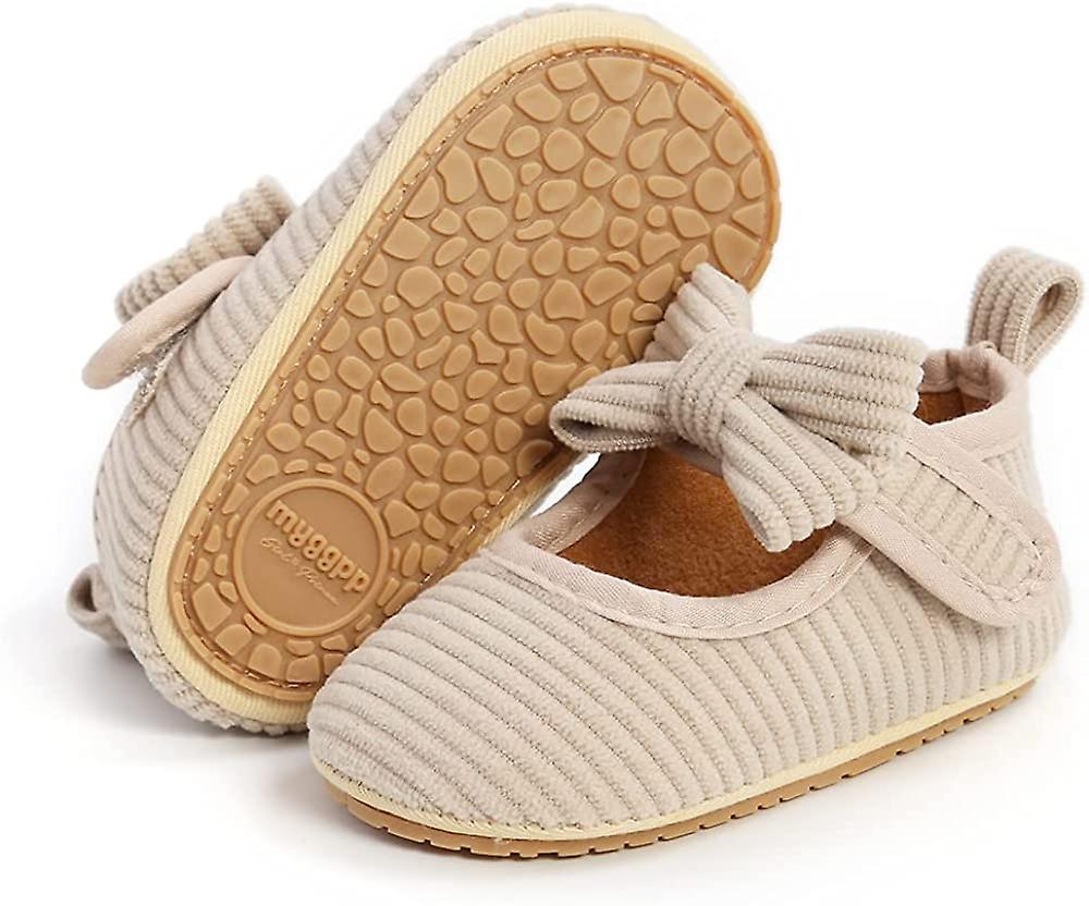 Neonato Mary Jane Flats Arco antiscivolo Soft Sole Princess Toddler First Walkers Sneaker?wedding dress shoes