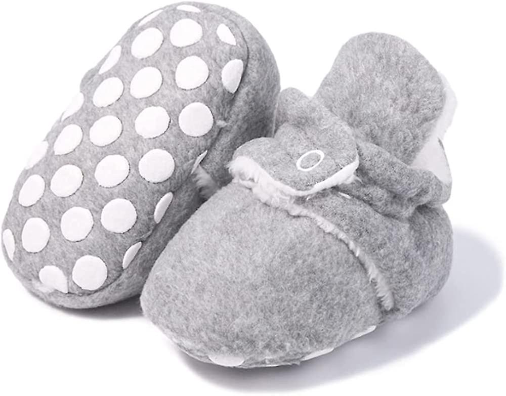 Neonato neonato Bambina Ragazzi caldo pile stivaletti invernali primi camminatori pantofole scarpe