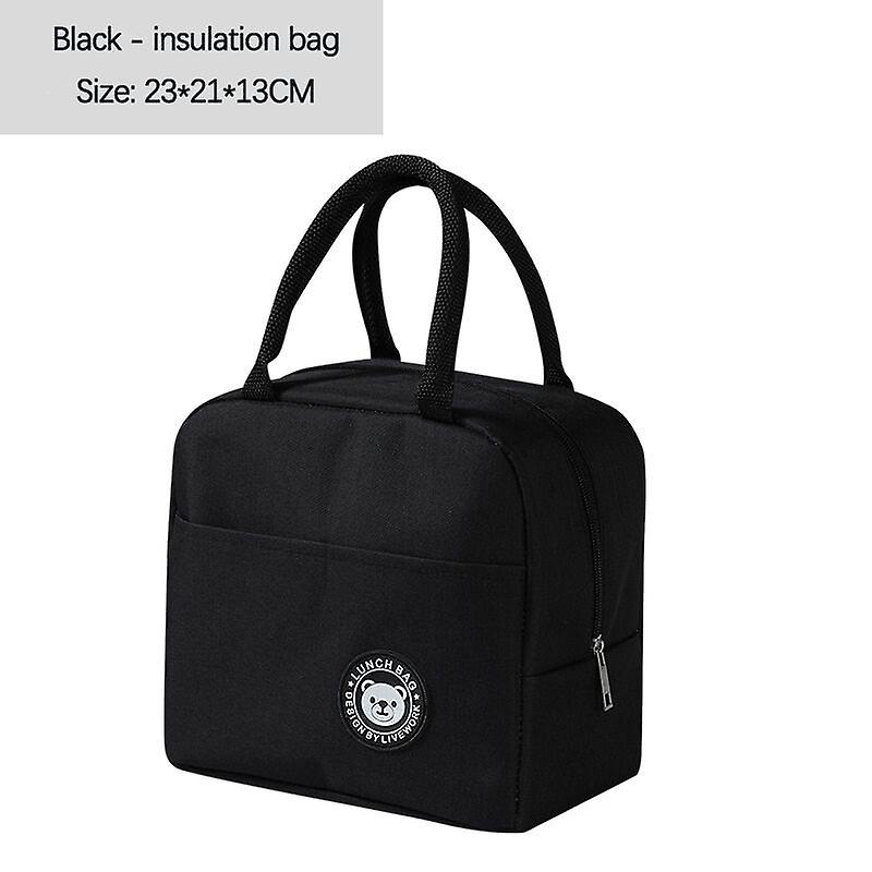 New Arrival Lunch Bag Aluminum Foil Insulation Bag Portable Lunch Bag Thickened Simple Lunch Bag Fashionable Lunch Box Bag Lunch Boxes & Totes