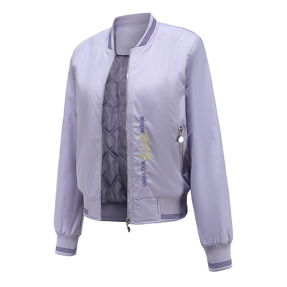 New Fashion Spring And Autumn Cotton Jacket Female Pilot Jacket Solid Color Women's Wear