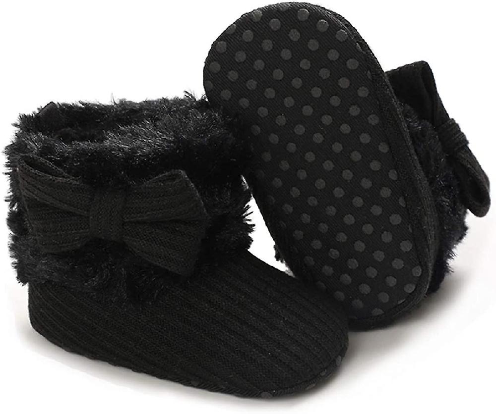 Newborn Baby Girls Boys Boots Soft Anti-slip Sole Warm Winter Snow Booties Toddler Infant Prewalker Shoes