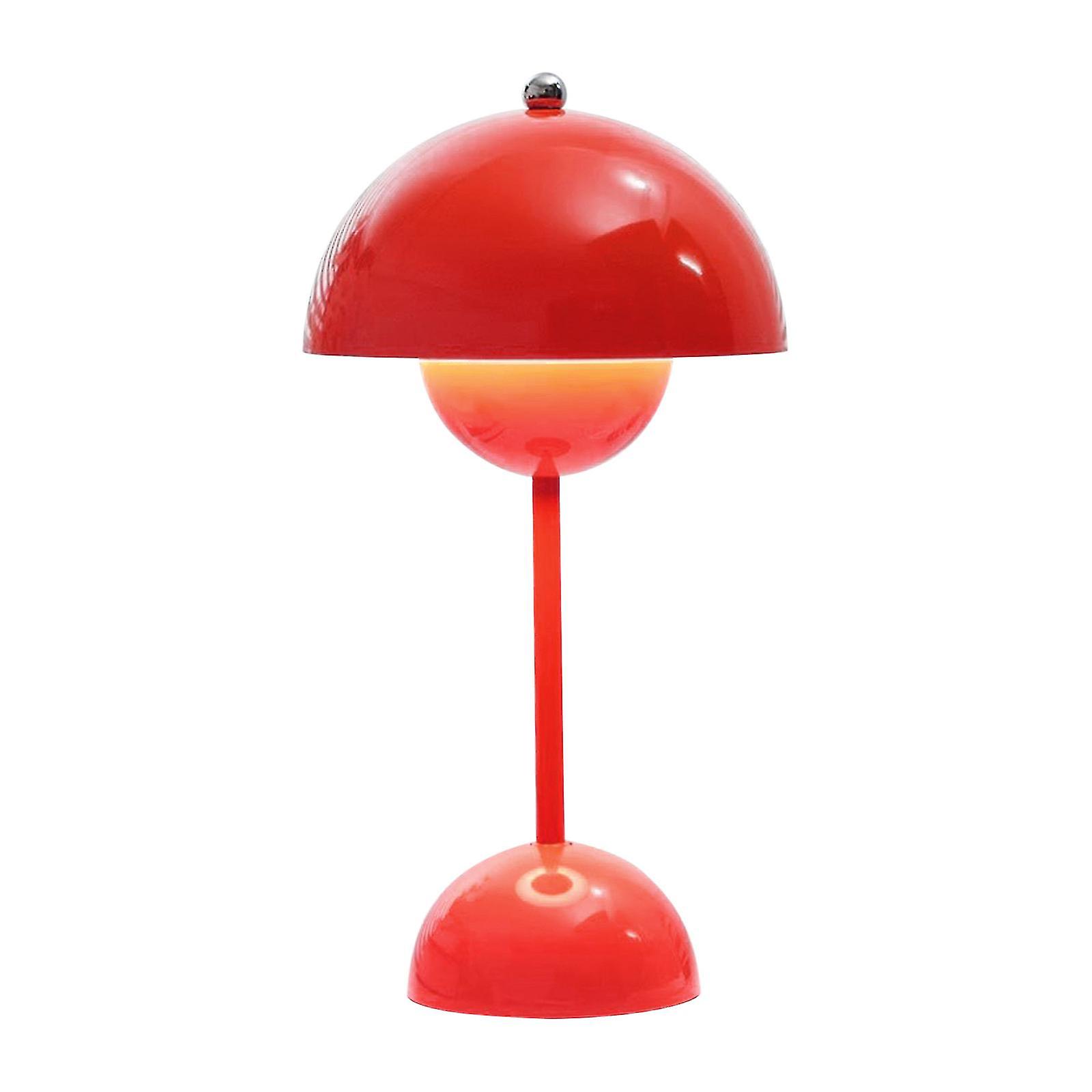 Nordic Danish Flower Bud Table Lamp Wedding Room Bedroom Desk Decoration Lamp Bedside Lamp (Rechargeable)
