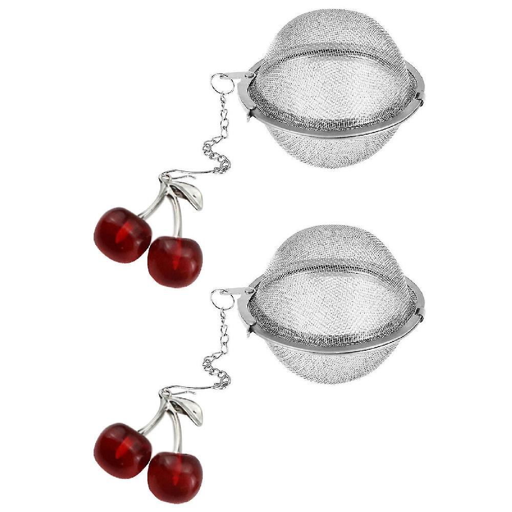 Nuovo 2pcs rosso nero ciliegia collana personalità girly pendente accessori