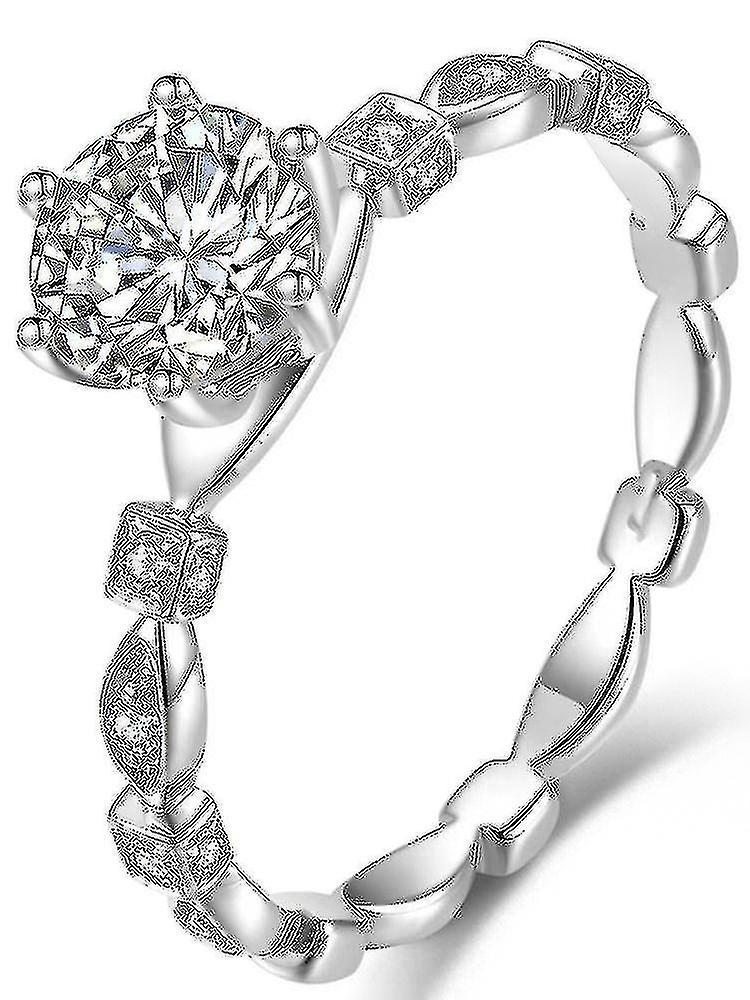 Nuovo anello in argento sterling 925 Micro-intarsio simulazione simulazione diamante zucca auto anello fascino femminile gioielli regalo