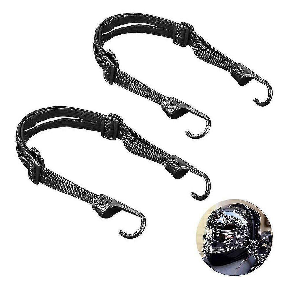 Pack Of 2 Lashing Straps Bicycle Luggage Straps Elastic Lashing Straps With Hook Adjustable Luggage Rack Bicycle Strap For Motorcycle Helmet Bicycle L