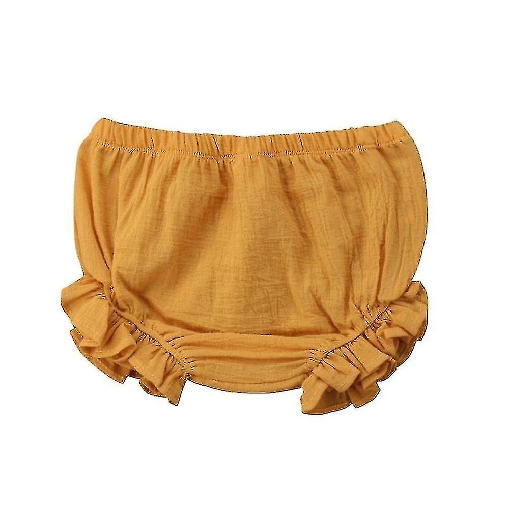 Pantaloncini Baby Ruffles Copri pannolini in cotone Mutandine carine