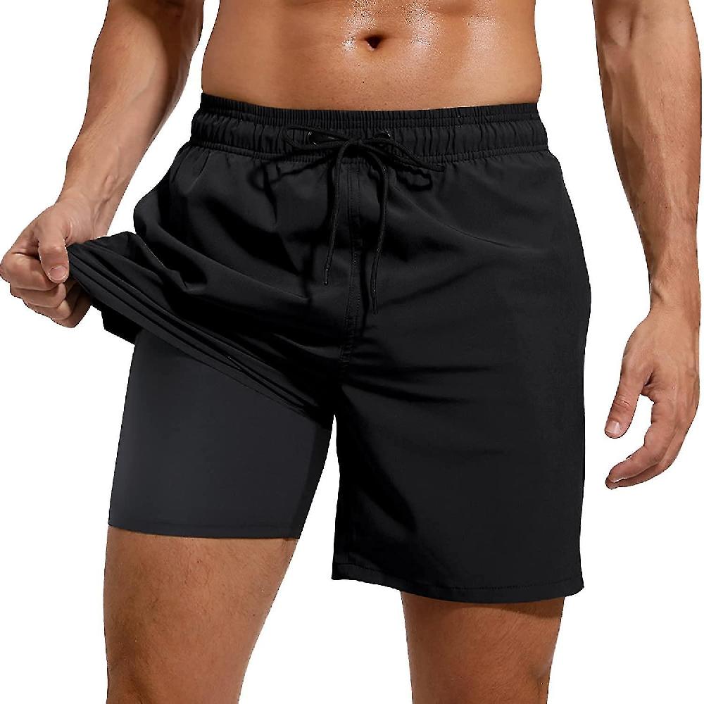 Pantaloncini da bagno uomo con tasche con zip Bauli estivi Costumi da bagno Quick Dry Xinda