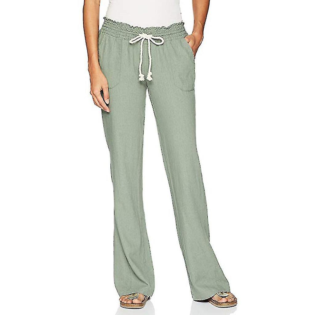 Pantaloni da donna in cotone lino Beach Pant