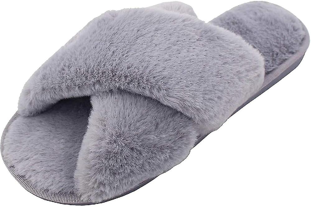 Pantofole-peluche-caldo comodo sofficio pelliccia sintetica Winter Hut Pantofole -r