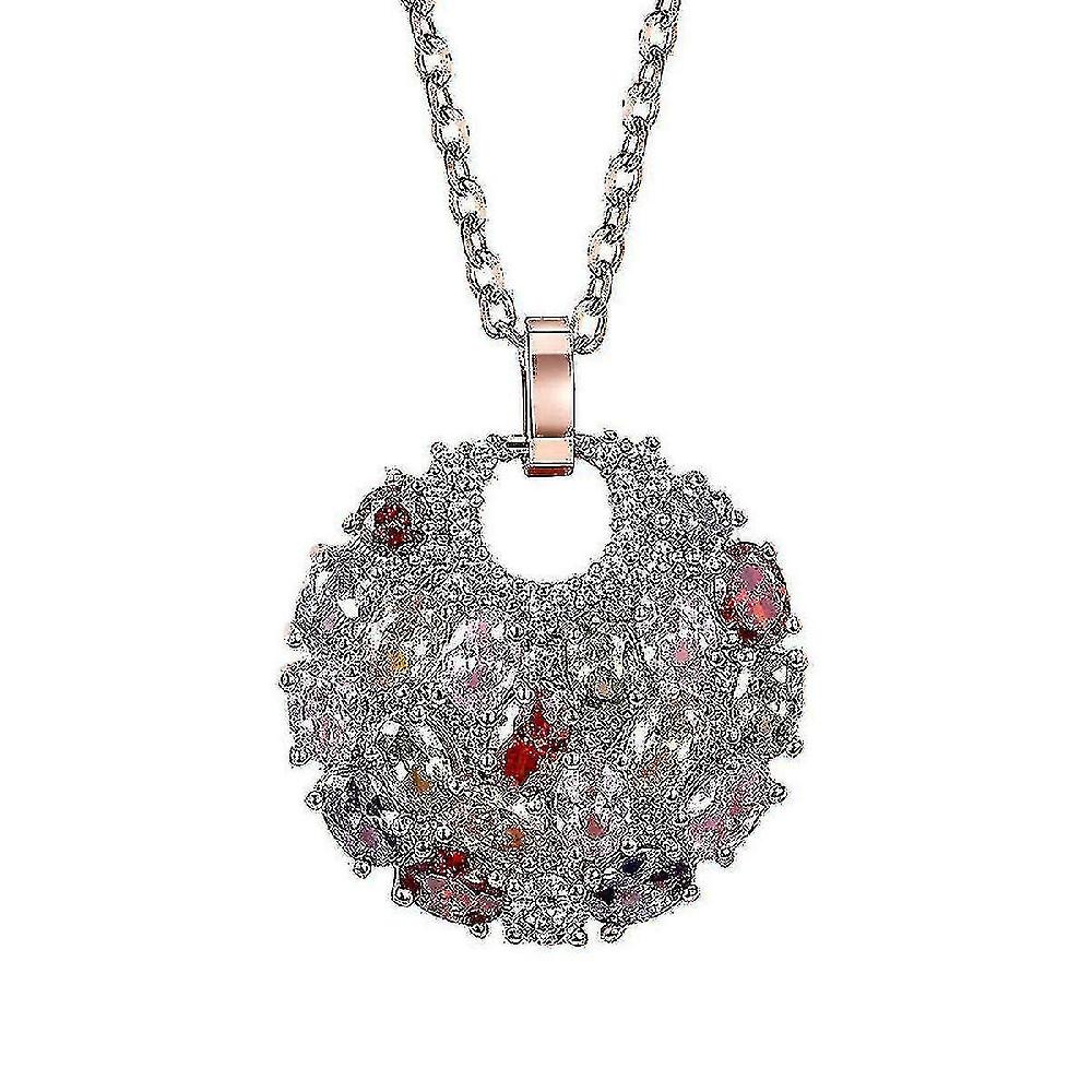 Pendant Necklace Rose Gold Necklace Cubic Zirconia Necklace