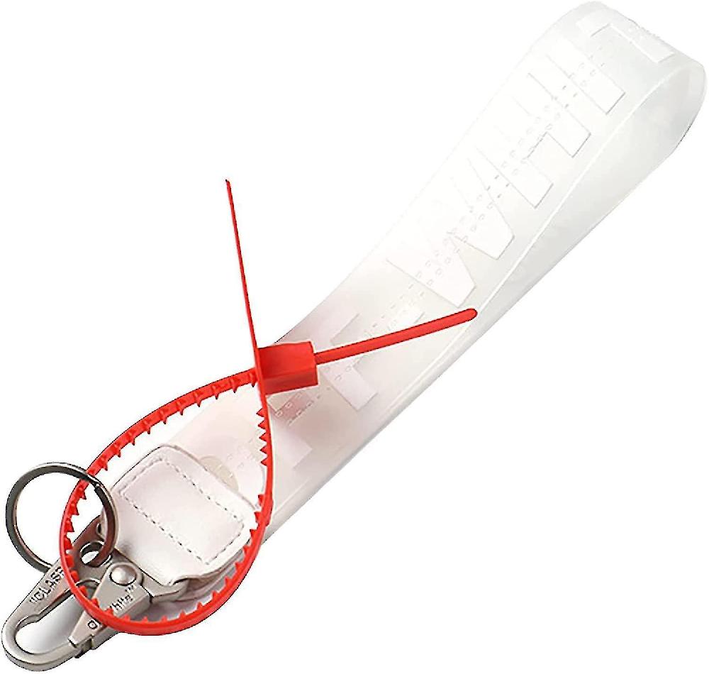Personalità Off White Keychain Wristlet Cordino Per Chiavi Wallet-meili