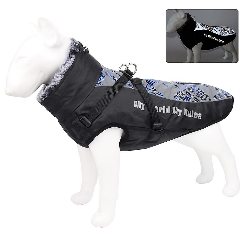 Pet Caldo Pile Trapuntato Cappotto Impermeabile Cane All'aperto Giacca Termica Imbottita Gilet Riflettente Vestiti Abbigliamento Invernale