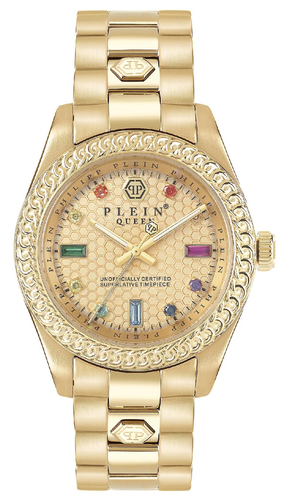 Philipp Plein PWDAA0721 Queen Orologio Donna Con Cristalli 36 Mm