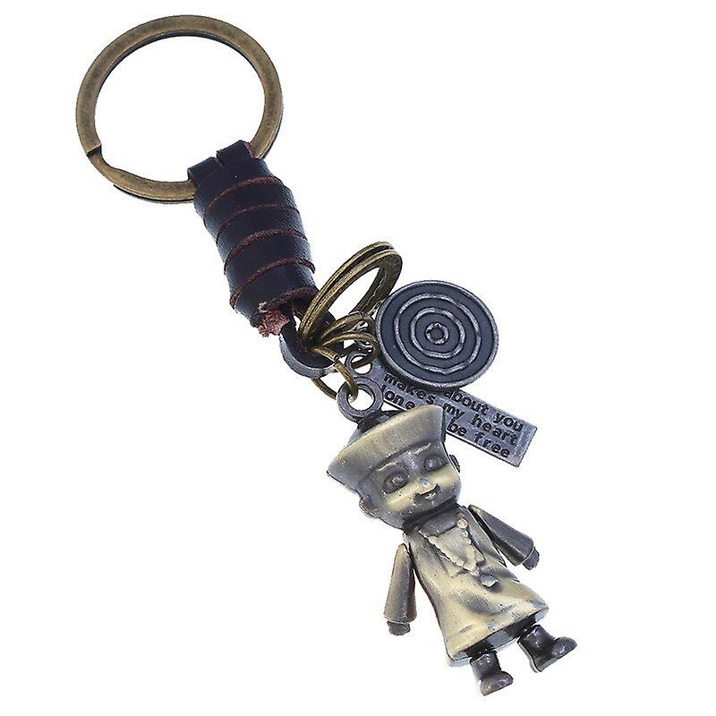 Piccolo Zombie Fascino Portachiavi Lettering Ciondolo In Metallo Auto Portachiavi