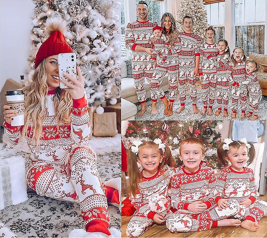 Pigiama di Natale abbinato pigiama di Natale in famiglia Set di pigiami di Natale