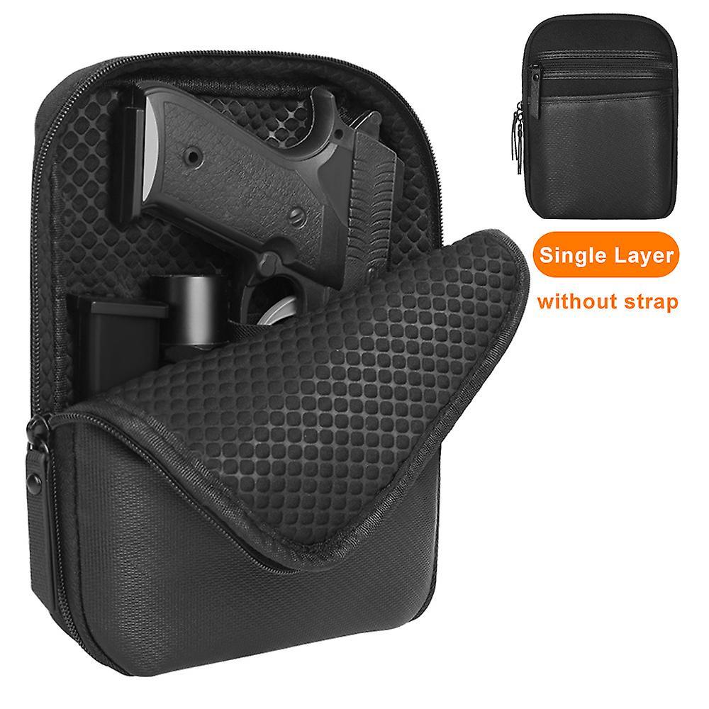 Pistol Pouch Portable Concealed Pistol Carry Pouch Multi-purpose Bag Handgun Holster With Shoulder Strap