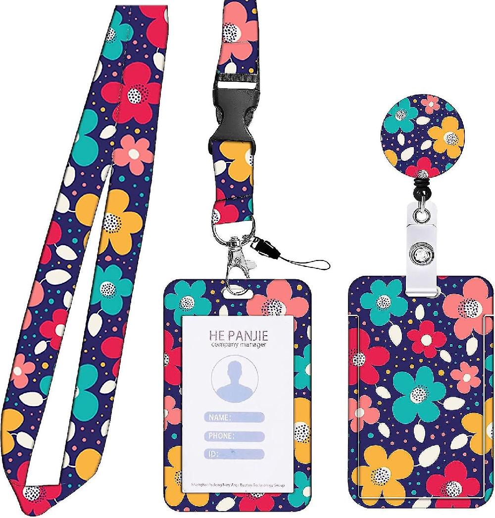 Plastic Business Card Holder Lanyard Id Clip Retractable Id Clip Lanyard Neck Strap Lanyard With Business Card Holder Badge Holder