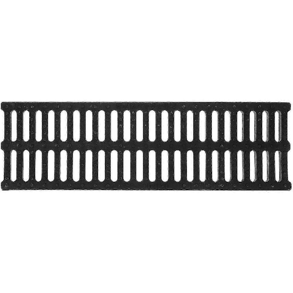 Plastic Drain Grating 1-Pack - Durable Polymer Cover for Yard and Garage Drainage 19.6x5.9x0.7