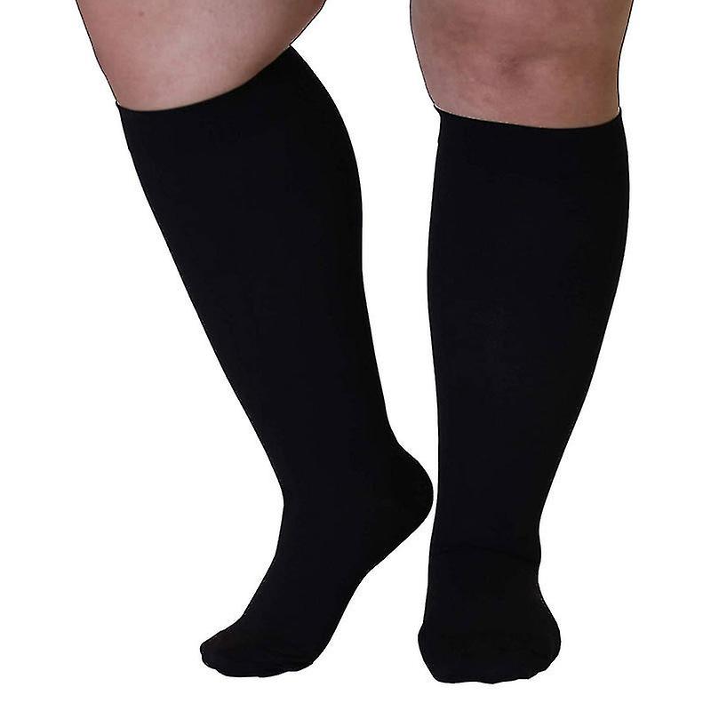 Plus Size Calze a compressione 20-30 mmhg Wide Calf Extra Large