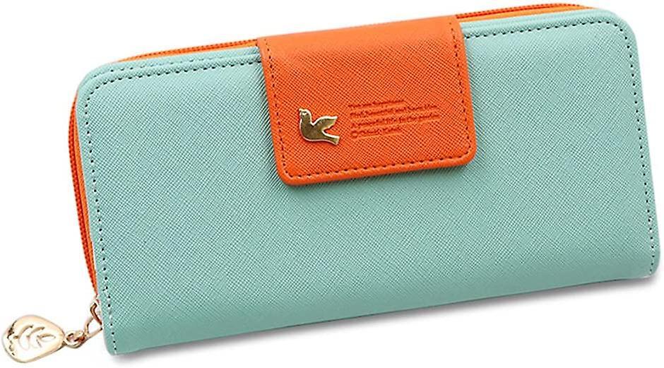 Portafoglio Per Le Donne Donna Moda Borsa Lunga Pu Portafoglio In Pelle Per Le Donne Con Cerniera Moneta Borsa Lunga Portafoglio Da Donna Con Più Slot Per Carte E Roomy Co