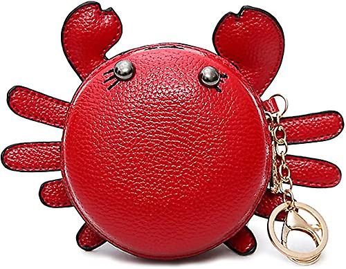 Portamonete Mini Animal Pouch Cute Cartoon Change Purse Lovely Wallet Soft Leather Key Bag Mouse Crab Elephant