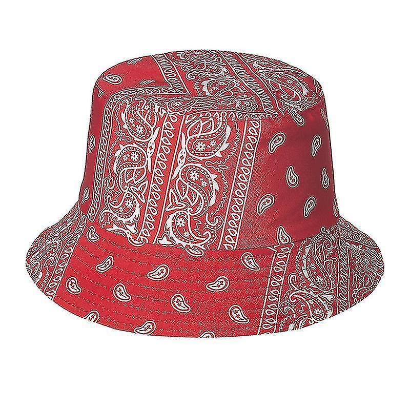 Print Fisherman Hat Fashion Print Fisherman Hat Outdoor Beach Sun Hat