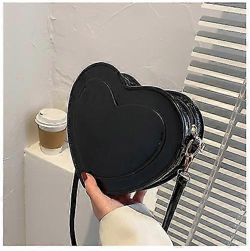 Pu Leather Women Heart-shaped Crossbody Bag Luxury Designer Small Shoulder Bags For Ladies Female Evening Clutch Purse Handbags