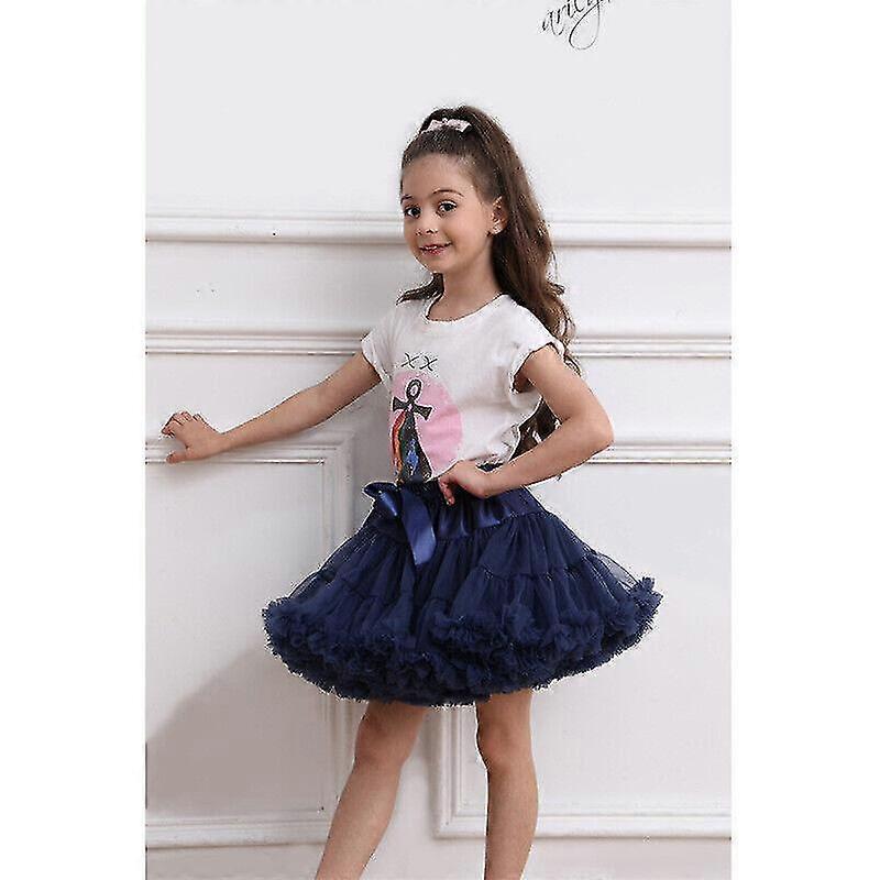 Ragazze Swing Tutu Gonna Sottoveste Bambini Fancy Ballet Soffici Strati Gonne