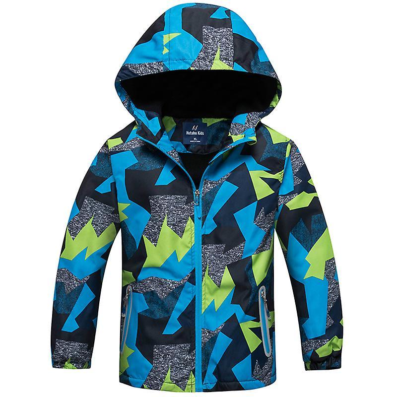 Ragazzi Bambini Giacca a vento in pile Giacca con cappuccio Zip Up Outwear Top Inverno Caldo