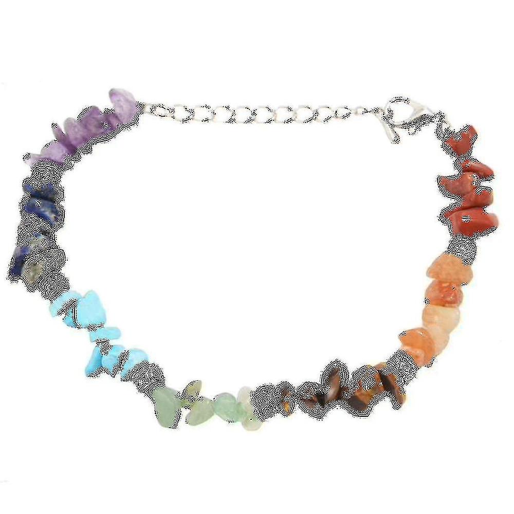 Reiki Natural Stone 7 Bracelets Crystal Bracelet Chipped Gravel Beads Gifts For Women