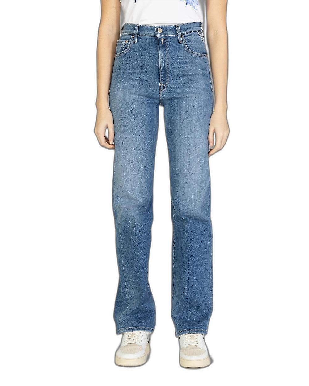 Replay Anbassador High Waist Straight Leg Jeans For Women