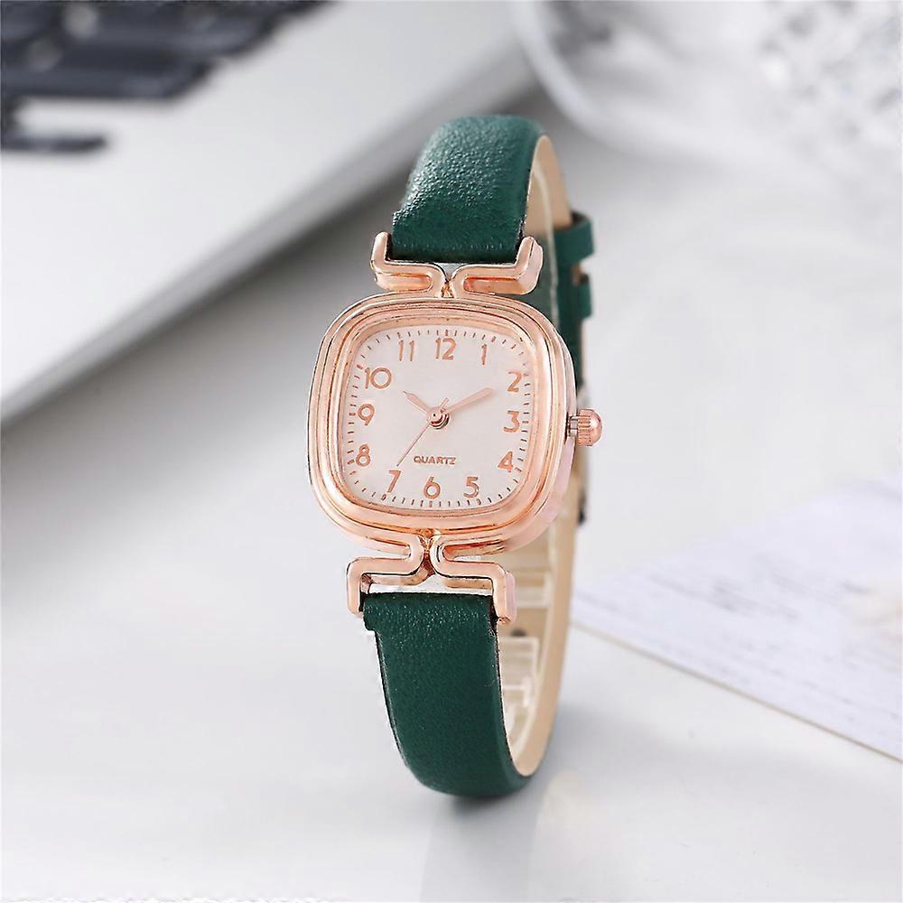 Retro Niche Watch For Women Ins Style Simple Temperament Square Small Mini Casual Versatile Ladies Quartz Watch